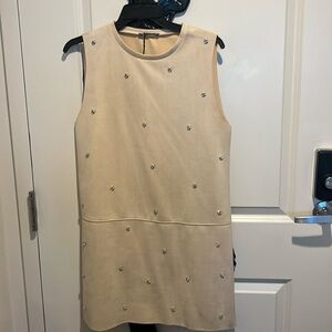 Zara Faux Suede Shift Dress
